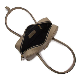 Bolsa Cla Baguete Couro Adô Cor Cinza Fendi