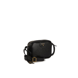 Bolsa Cla Mini e Couro Adô Cor Preto