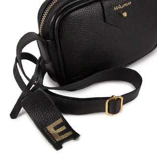 Bolsa Cla Mini e Couro Adô Cor Preto