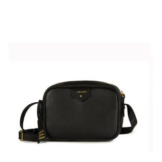 Bolsa Cla e Pequena Couro Adô Cor Preto