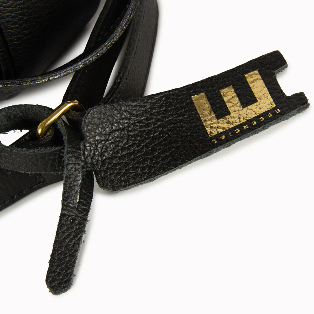 Bolsa Cla e Pequena Couro Adô Cor Preto