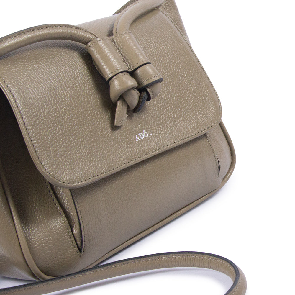 Bolsa Collab Cris p Couro Adô Cor Cinza Fendi