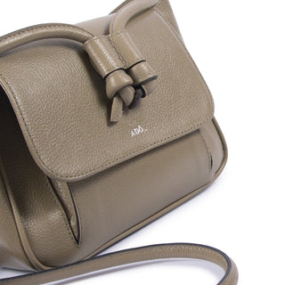 Bolsa Collab Cris p Couro Adô Cor Cinza Fendi