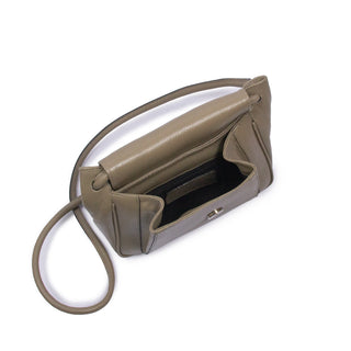 Bolsa Collab Cris p Couro Adô Cor Cinza Fendi