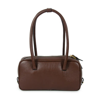 Bolsa Cla Baguete Couro Adô Cor Marrom Cacau