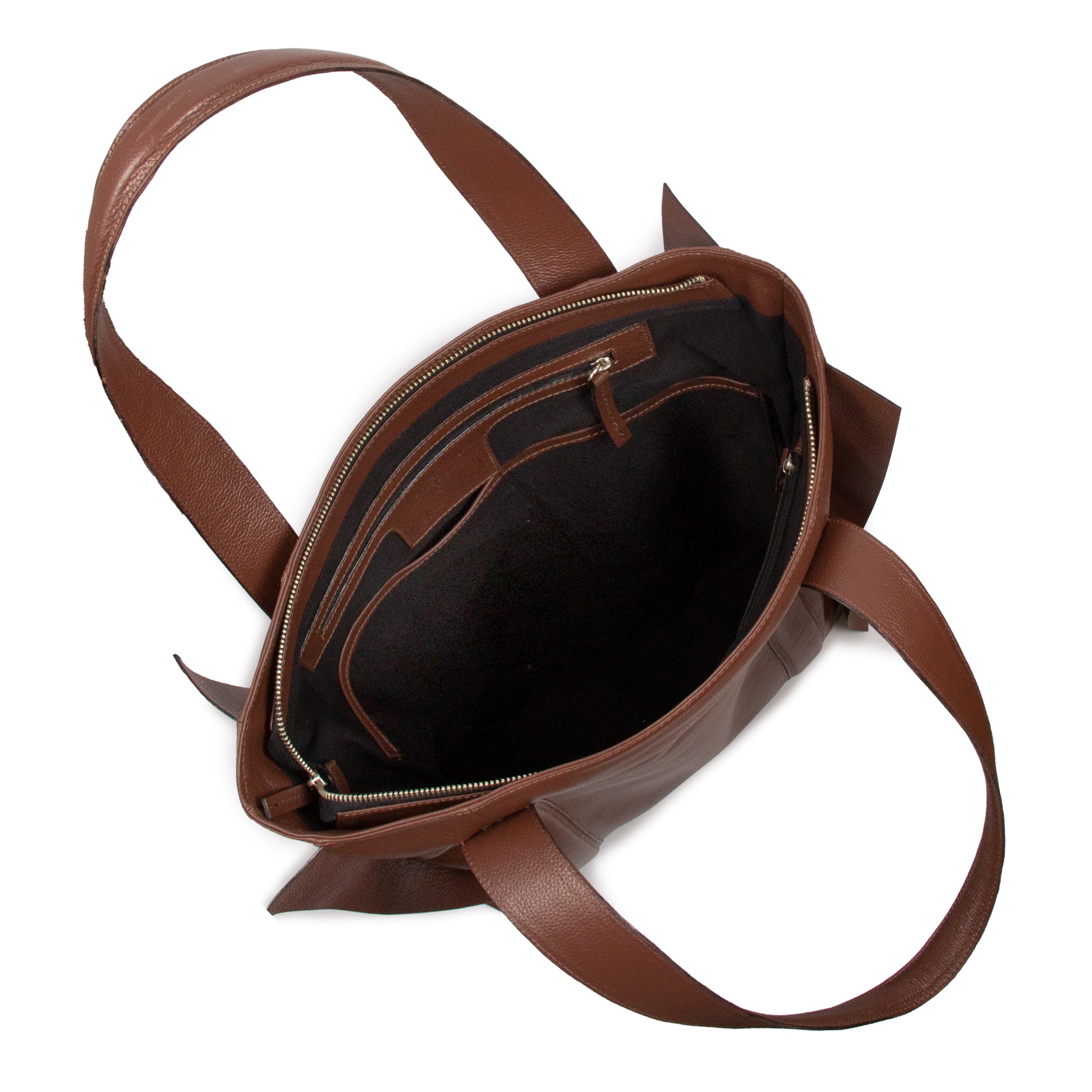 Bolsa Umbra Couro Adô Cor Marrom Cacau