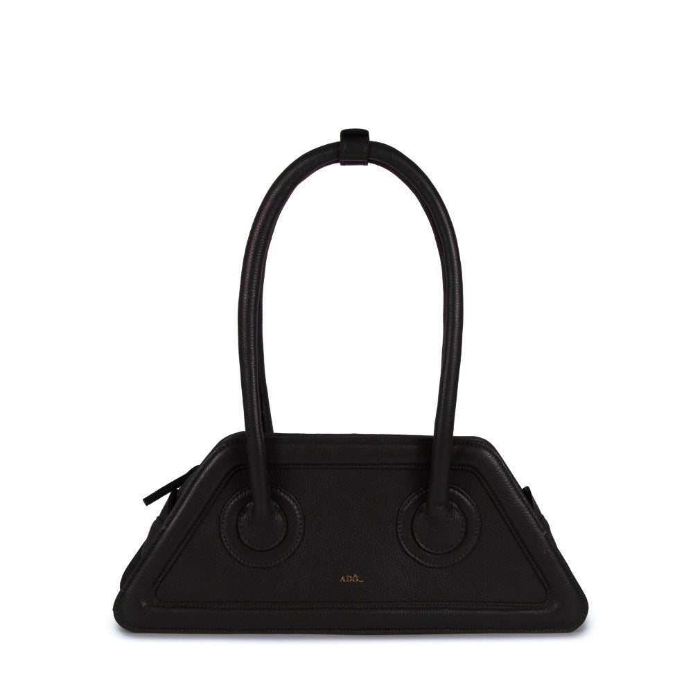 Bolsa Spaghetti Couro Adô Cor Preto