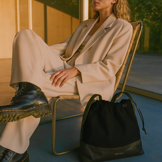 Bolsa Bucket Lu Ferreira Adô Cor All Black