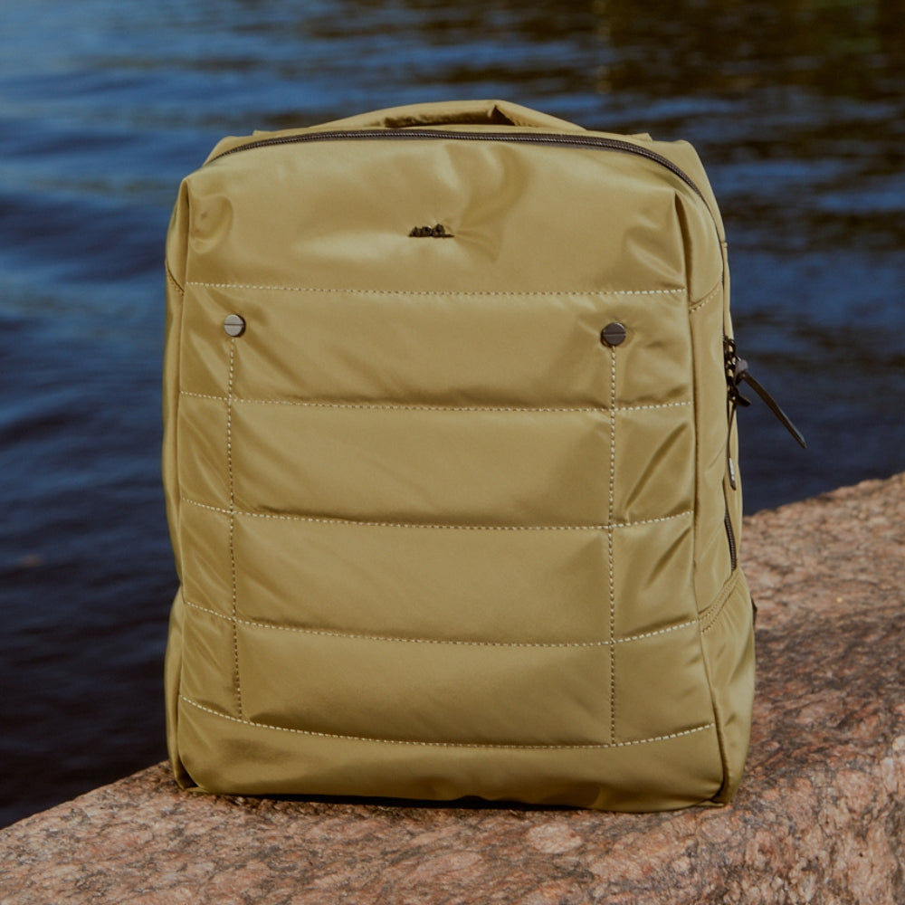 Mochila Block Nylon Matte Adô Cor Verde Matte