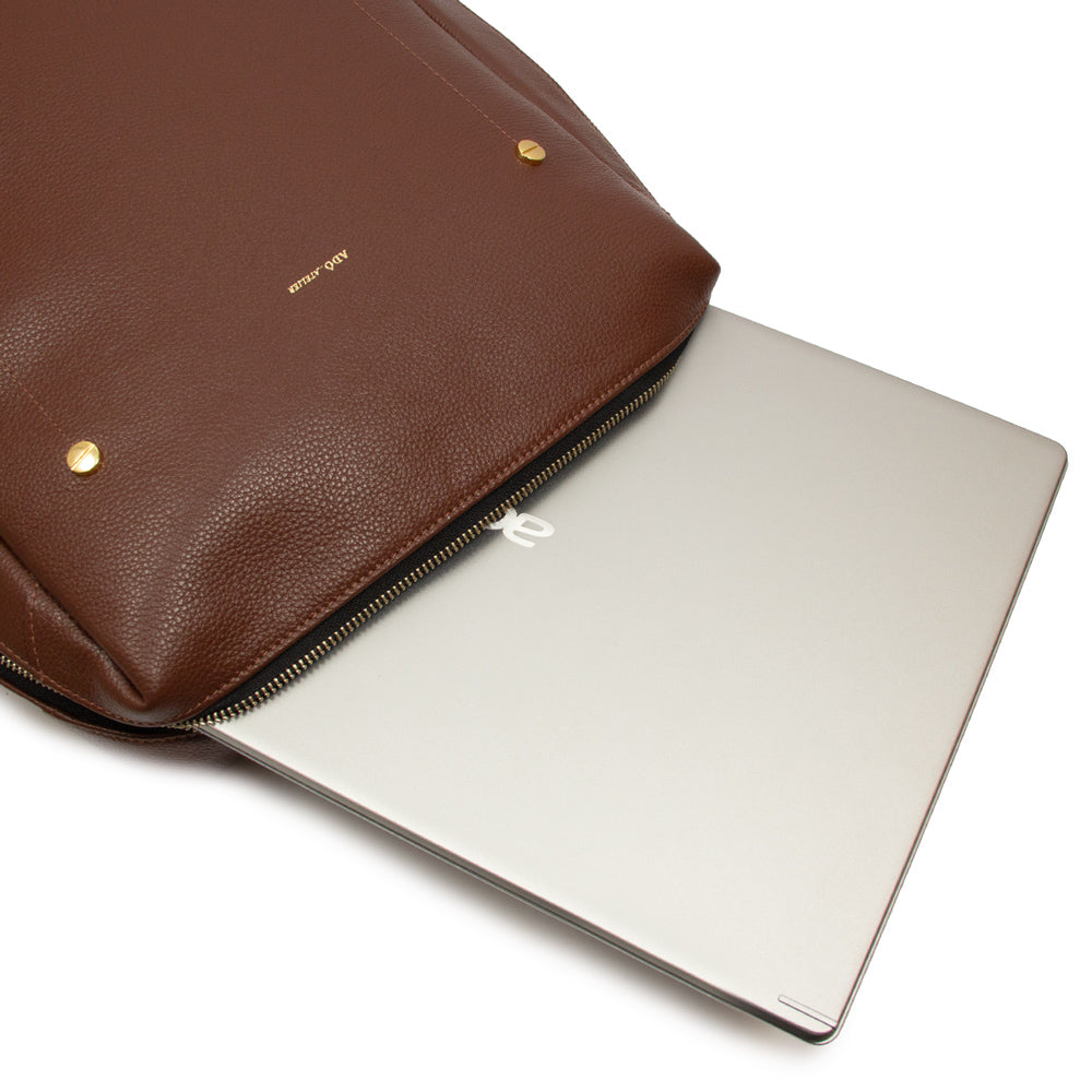 Kit Mochila Block Marrom Cacau + Case Notebook 15.6"