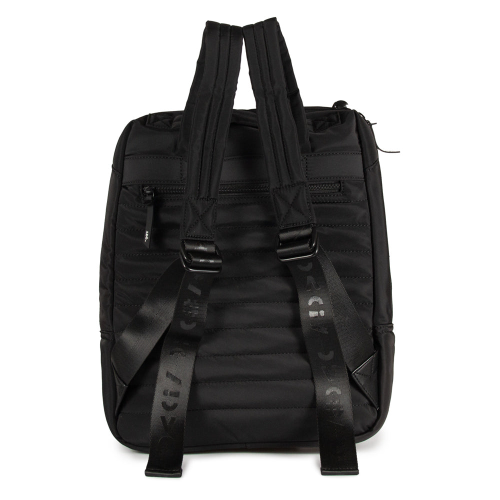 Mochila Block Nylon Matte Adô Cor Preto Matte