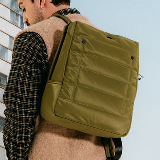 Mochila Block Nylon Matte Adô Cor Verde Matte