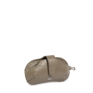 Porta Oculos Collab Cris Couro Adô Cor Cinza Fendi