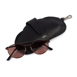 Porta Oculos Collab Cris Couro Adô Cor Preto