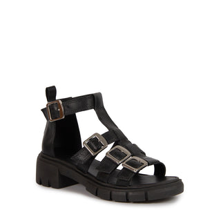 Sandalia Helena Couro Adô Cor Preto