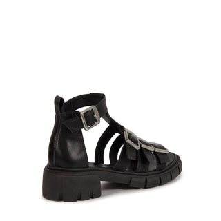 Sandalia Helena Couro Adô Cor Preto