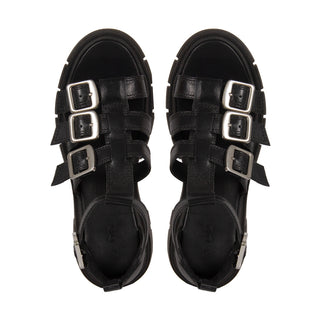 Sandalia Helena Couro Adô Cor Preto