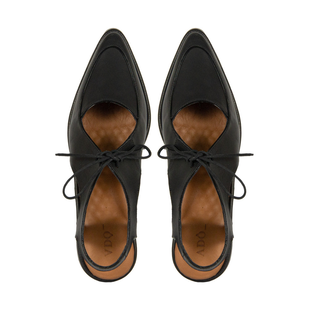 Sapato Cindy Couro Adô Cor Preto