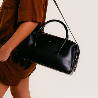 Bolsa Tab Couro Adô Cor Preto