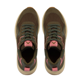 Tênis Zuzu Couro Adô Cor Verde Oliva