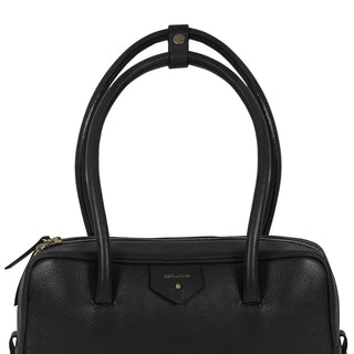 Bolsa Cla Baguete Couro Adô Cor Preto