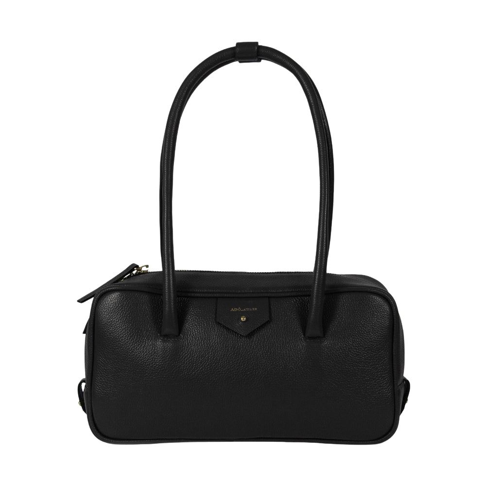 Bolsa Cla Baguete Couro Adô Cor Preto