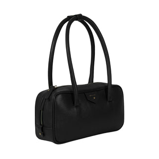 Bolsa Cla Baguete Couro Adô Cor Preto