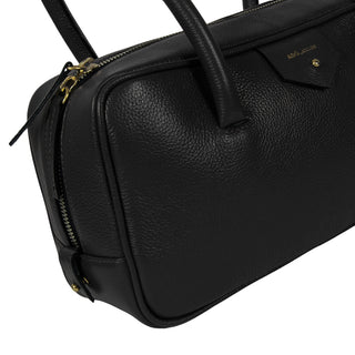 Bolsa Cla Baguete Couro Adô Cor Preto