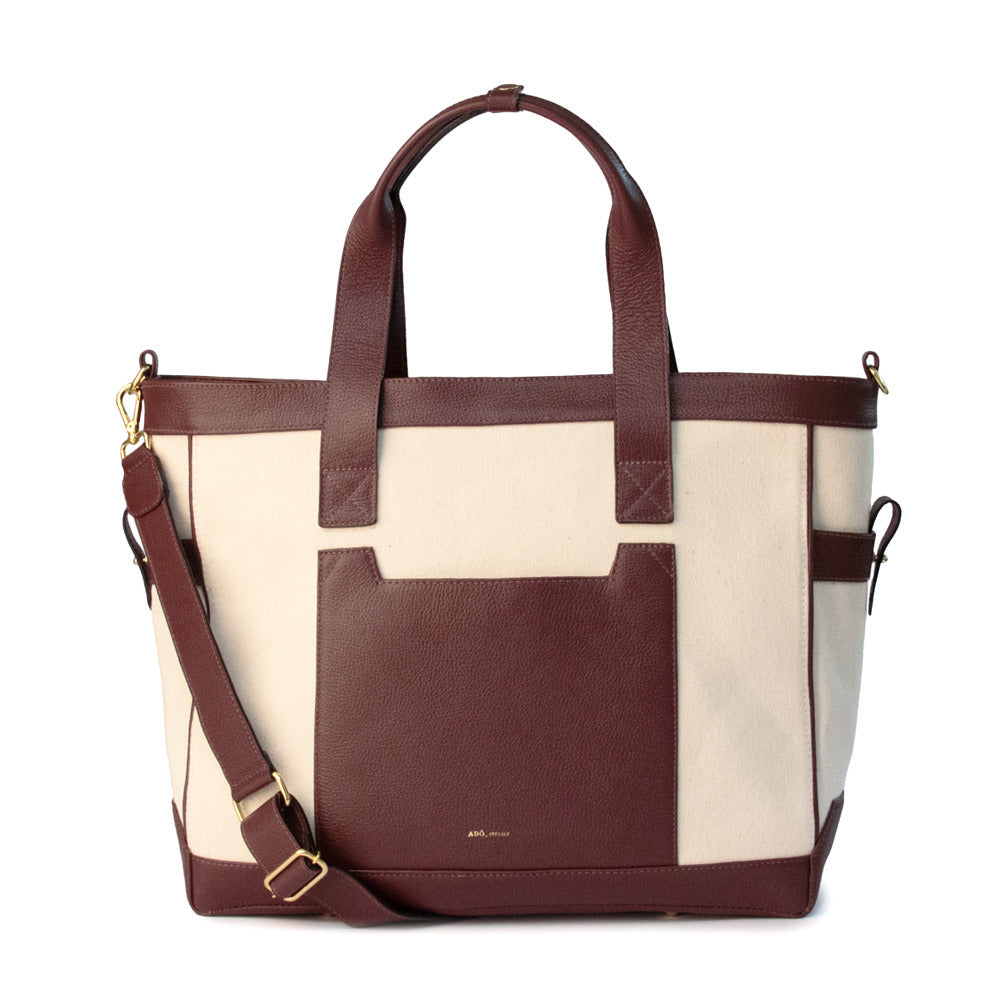 Bolsa Weekend Lu Ferreira Adô Cor Marrom Cacau