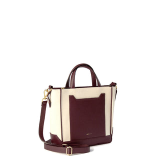 Bolsa Tote Mini Lu Ferreira Adô Cor Marrom Cacau