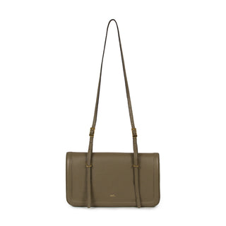 Bolsa Envelope Couro Adô Cor Cinza Fendi