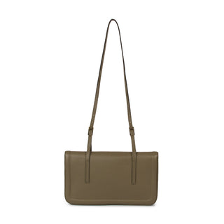 Bolsa Envelope Couro Adô Cor Cinza Fendi