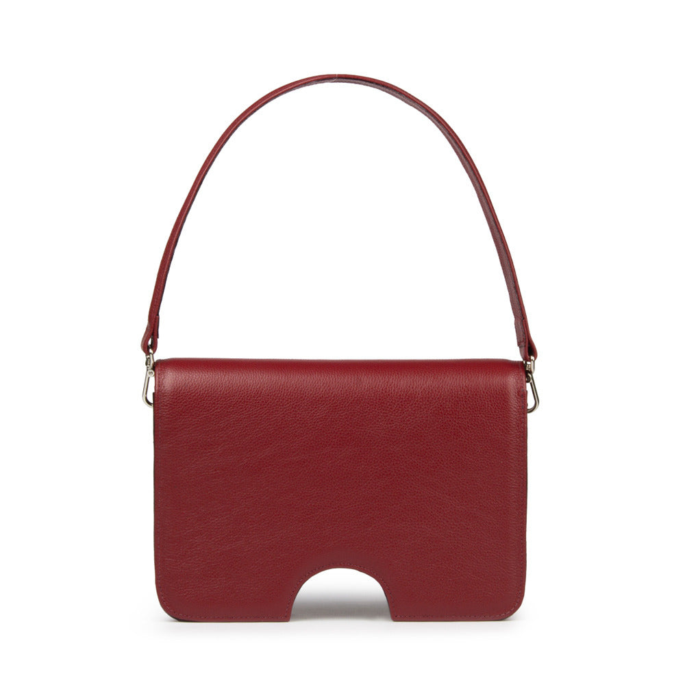 Bolsa Opening Couro Adô Cor Framboesa