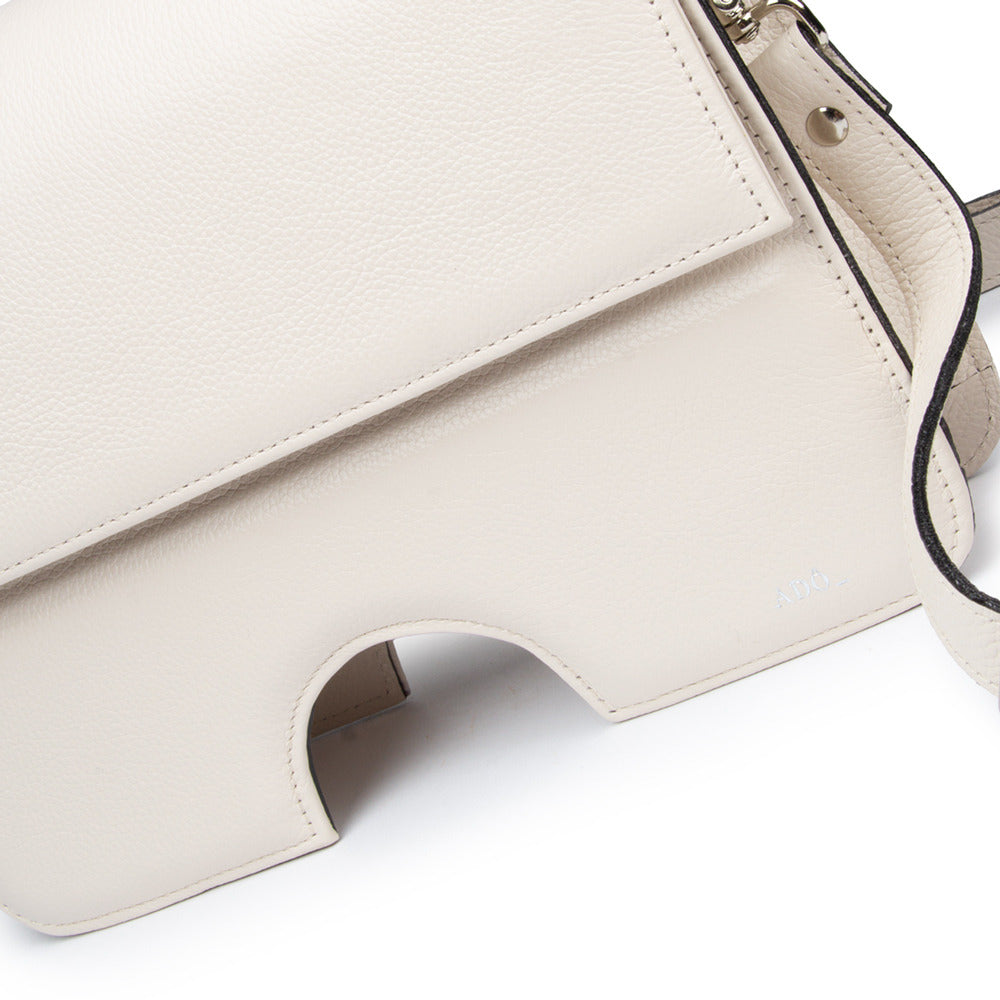 Bolsa Opening Couro Adô Cor Branco Latte