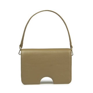 Bolsa Opening Couro Adô Cor Cinza Fendi