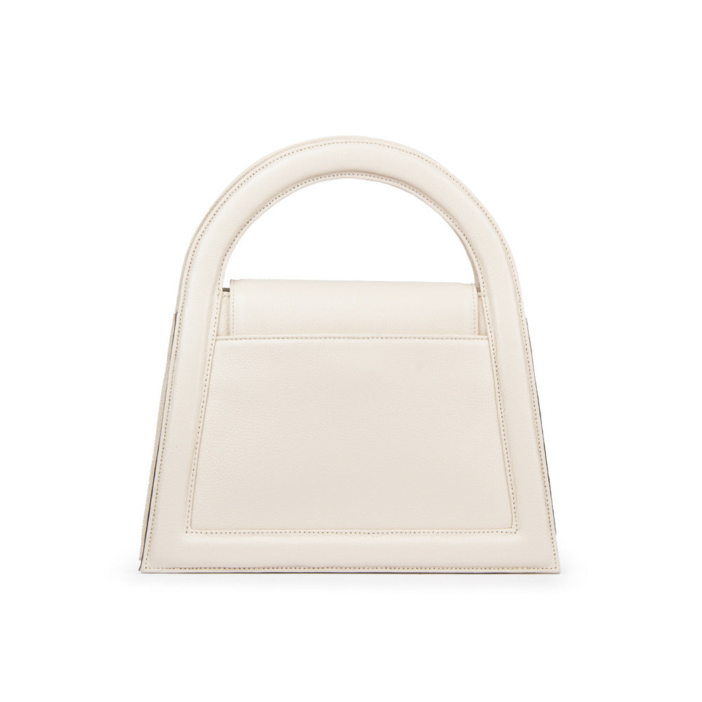 Bolsa Bambini Couro Adô Cor Branco Latte
