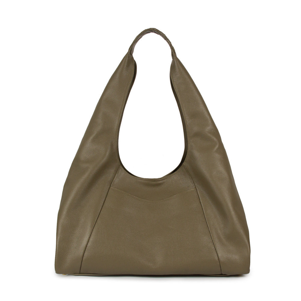 Bolsa Coton Couro Adô Cor Cinza Fendi