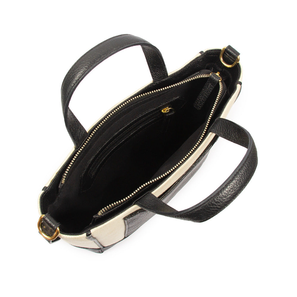 Bolsa Tote Mini Lu Ferreira Adô Cor Marrom Cacau