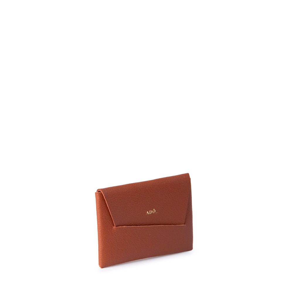 PORTA CARTAO DOBRA COR WHISKY