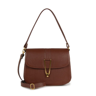 Bolsa Dora Couro Adô Cor Marrom Cacau