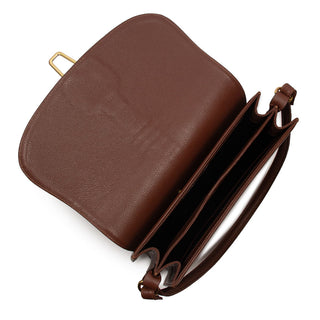 Bolsa Dora Couro Adô Cor Marrom Cacau