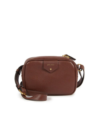 Pochete Cla Couro Adô Cor Marrom Cacau