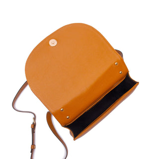 BOLSA OLI PEQUENA COURO ADÔ COR MEL HONEY