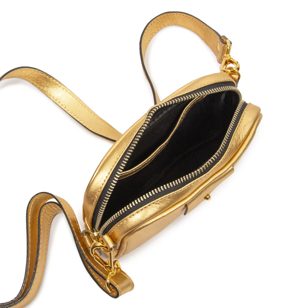 BOLSA CLA MINI COR DOURADO