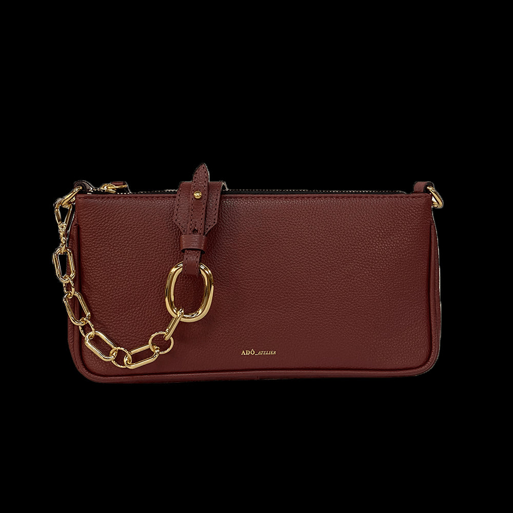BOLSA BAGUETE COR FRAMBOESA