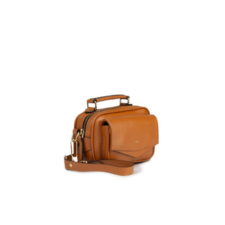 Bolsa Brick Mini Couro Adô Mel Honey