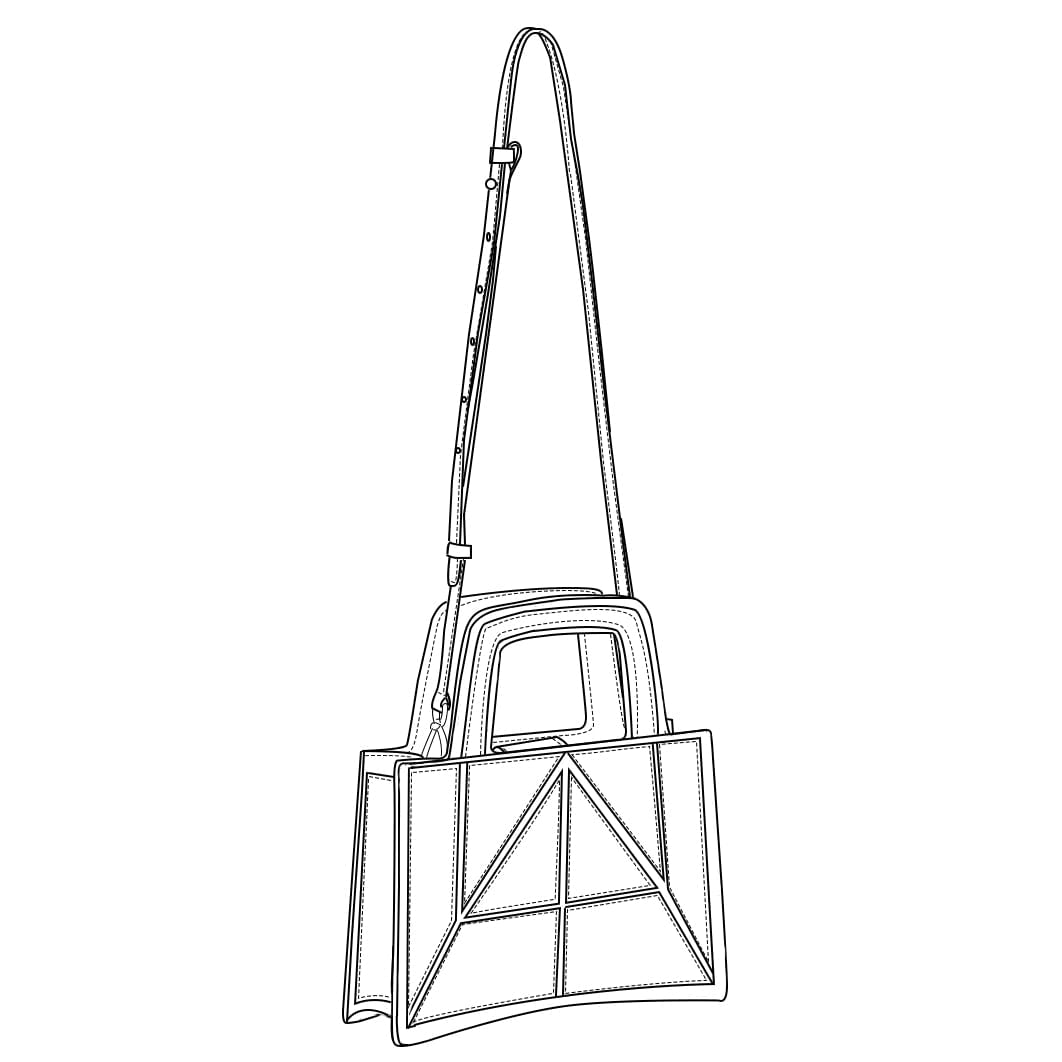 Bolsa Otto Mini Couro Adô Cor Preto