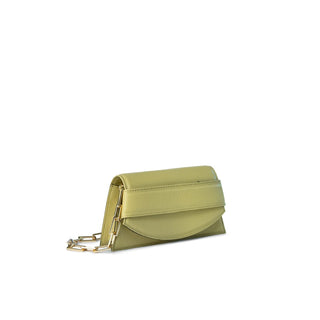 BOLSA CLUTCH ARA COR VERDE PISTACHE