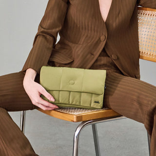 BOLSA PILLOW NYLON MATTE COR VERDE MATTE