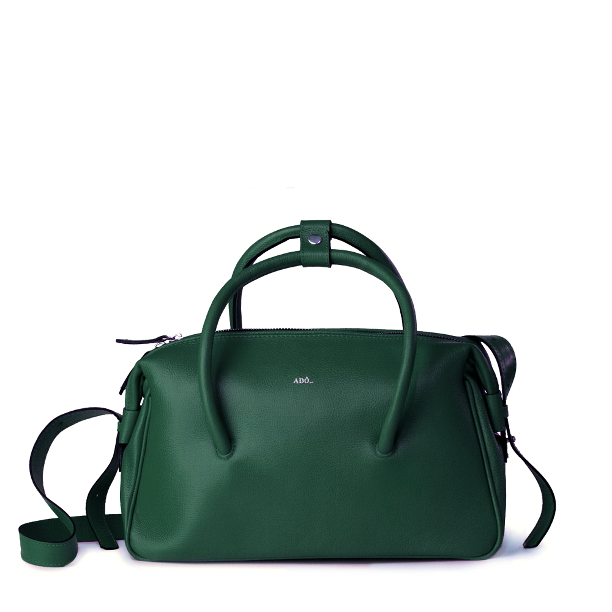 Bolsa Tab Couro Adô Cor Verde Noturno